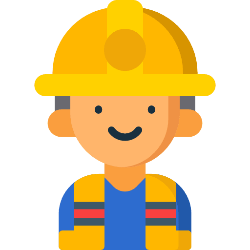 Engineer industry user civil engineering icon