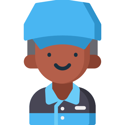 Courier professions and jobs avatar delivery man icon Courier professions and jobs avatar delivery man icon