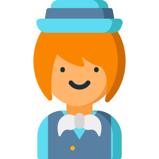 Guide job woman guide icon Guide job woman guide icon