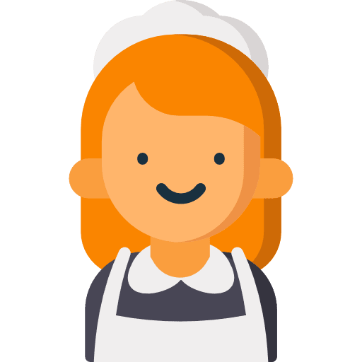 Maid user people woman icon Maid user people woman icon