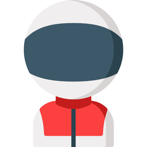 Racer helmet racer avatar icon Racer helmet racer avatar icon