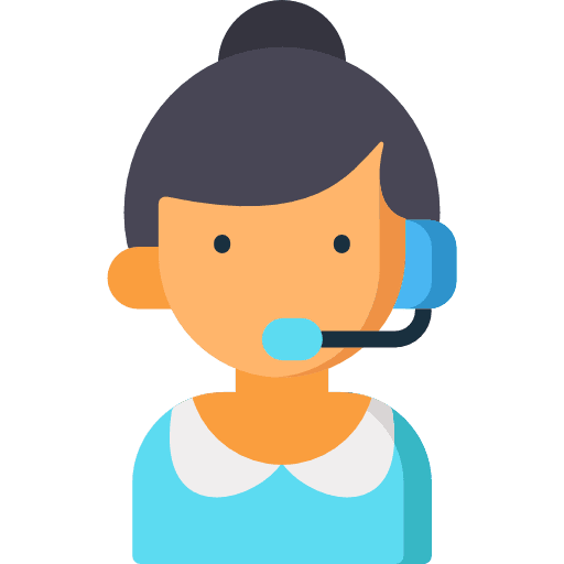 Telemarketer technology headphones seo and web icon Telemarketer technology headphones seo and web icon