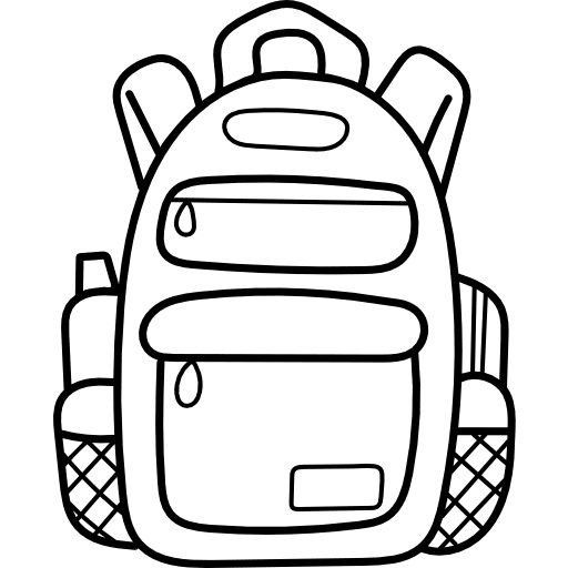 Backpack backpack baggage luggage icon