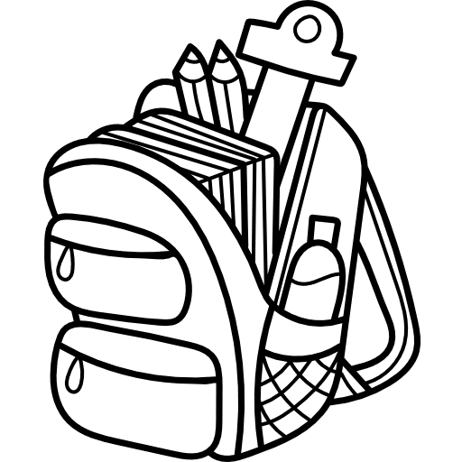 Backpack luggage backpack travel icon