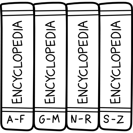 Encyclopedia paper encyclopedia miscellaneous icon