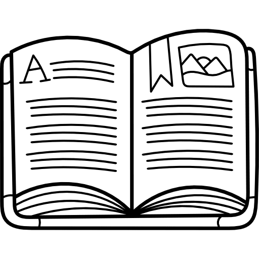 Open book book literature books icon