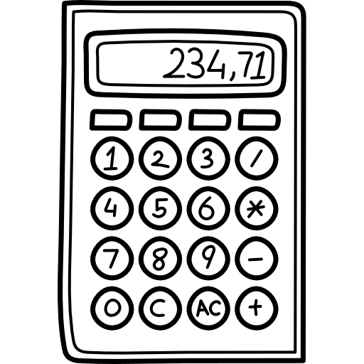 Calculator education calculate finances icon