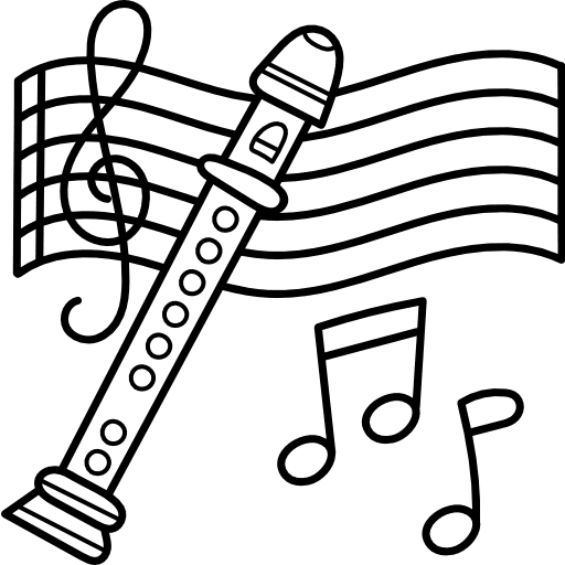 Flute flute music instrument wind instrument icon