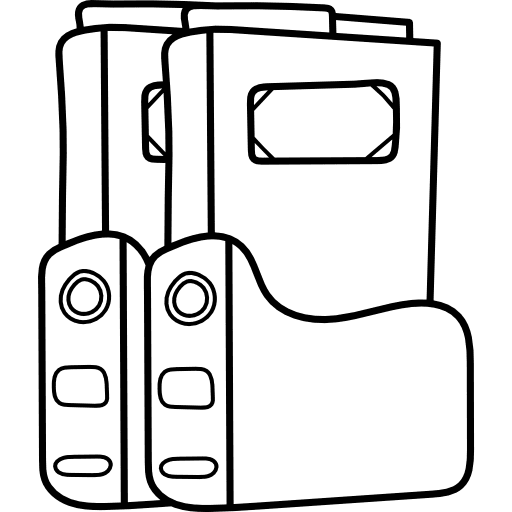 Folder data storage interface office material icon