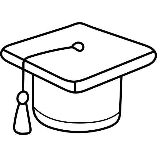 Mortarboard graduate mortarboard cap icon