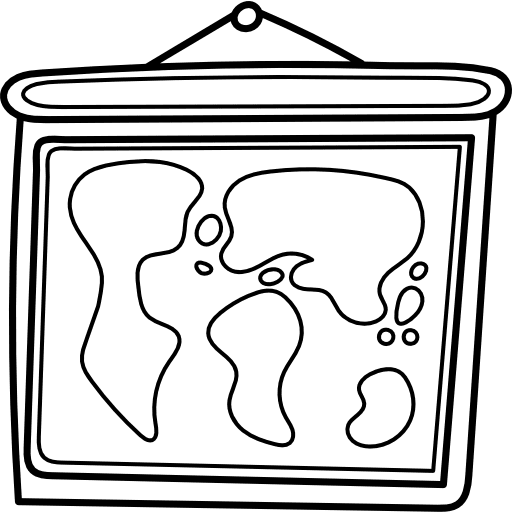 World map international world map seo icon