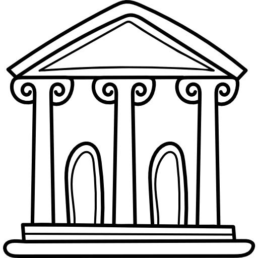 Library building library reading icon