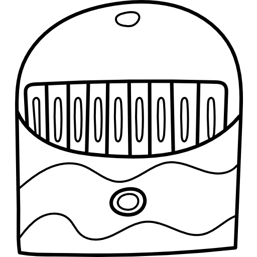 Pencil case pencil case package box icon