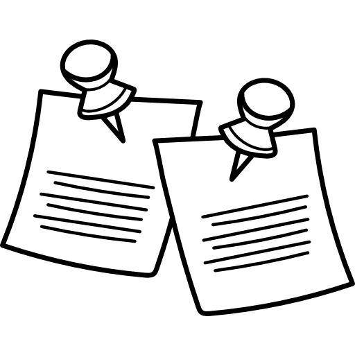 Post it business post it files icon