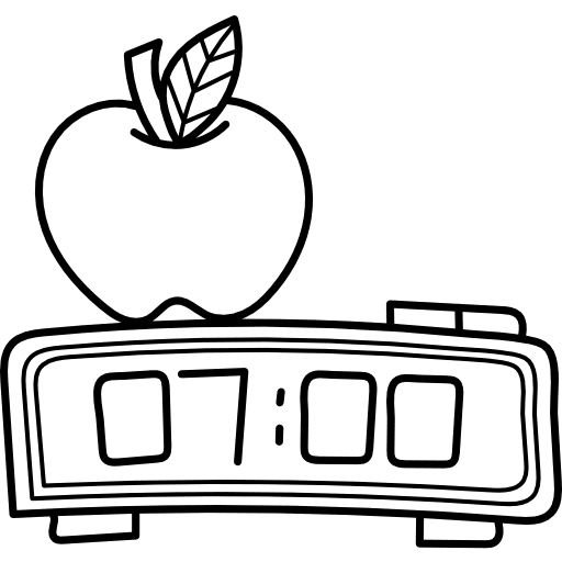 Alarm clock timer tools and utensils time icon