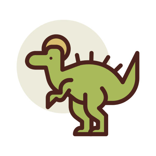 Dinosaur animals wild life dinosaur icon