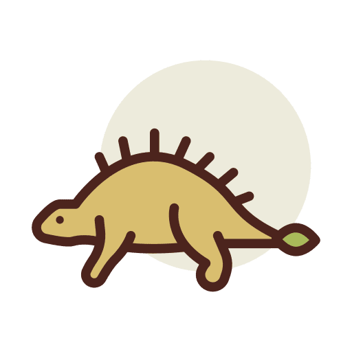 Dinosaur wild life animals extinct icon