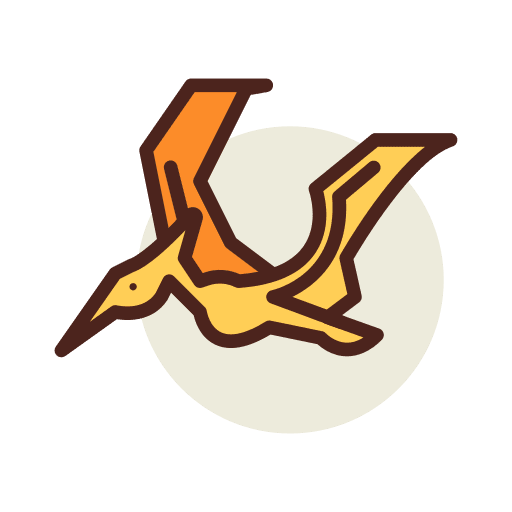 Pterodactyl pterodactyl extinct dinosaur icon