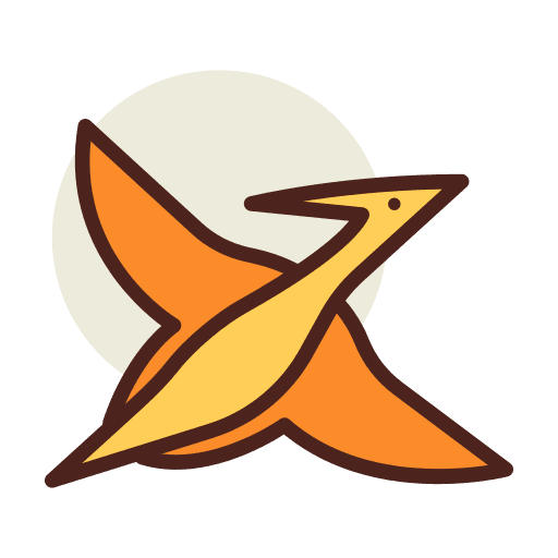 Pterodactyl wild life pterodactyl dinosaur icon
