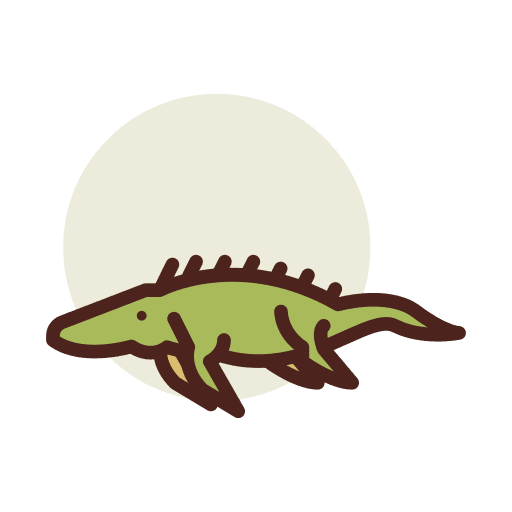 Dinosaur extinct wild life animals icon