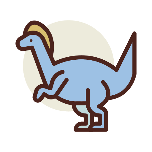 Dinosaur wild life extinct dinosaur icon