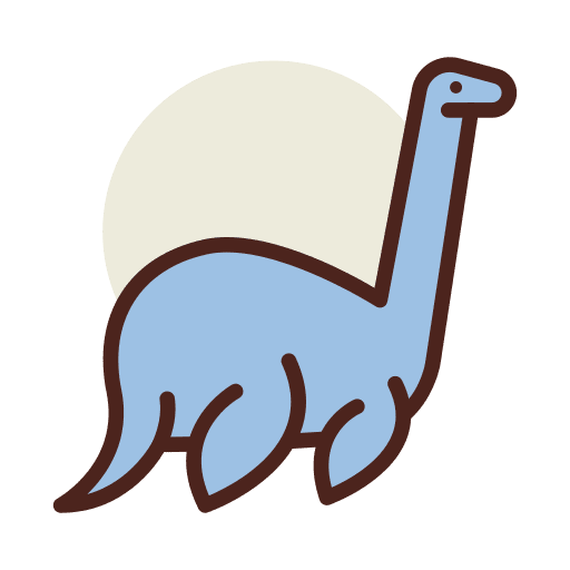 Diplodocus extinct diplodocus dinosaur icon