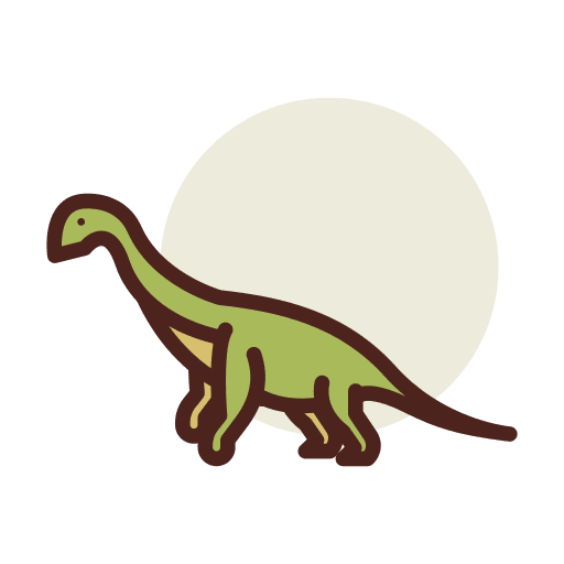 Diplodocus wild life diplodocus dinosaur icon