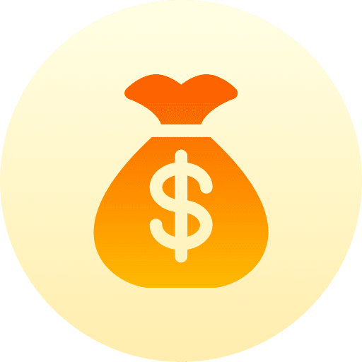 Money bag bag poor rich icon