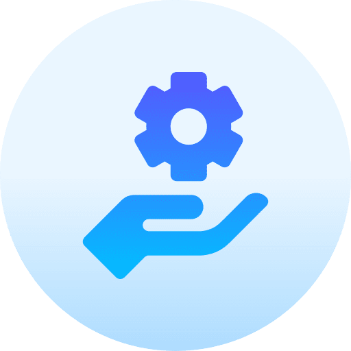 Process settings provider cogwheel icon Process settings provider cogwheel icon