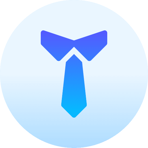Tie elegant wedding accessory icon