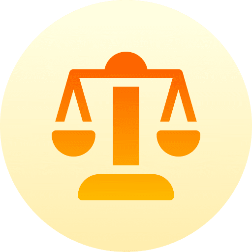 Balance law justice business and finance icon Balance law justice business and finance icon