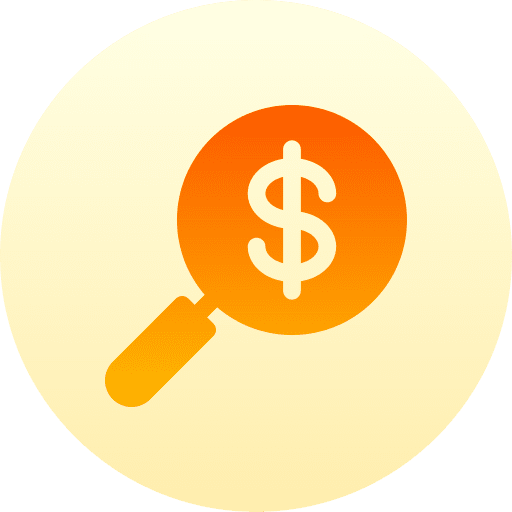 Searching business and finance search crowfunding icon Searching business and finance search crowfunding icon
