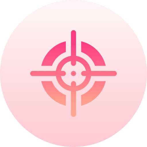 Target business and finance seo scope icon Target business and finance seo scope icon