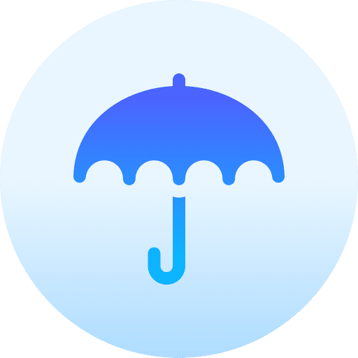 Umbrella umbrella protection weather icon Umbrella umbrella protection weather icon