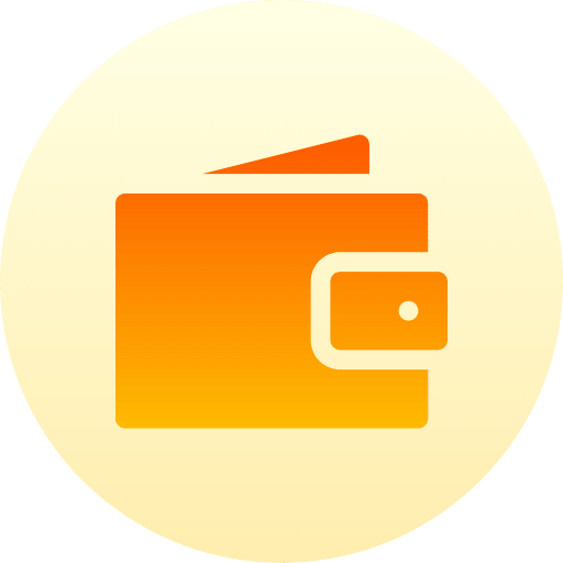 Wallet holder billfold card icon Wallet holder billfold card icon