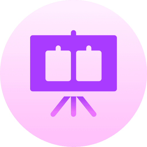 Board projection board graphic icon Board projection board graphic icon