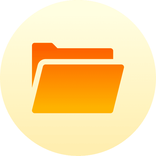 Folder dem file office material storage icon Folder dem file office material storage icon