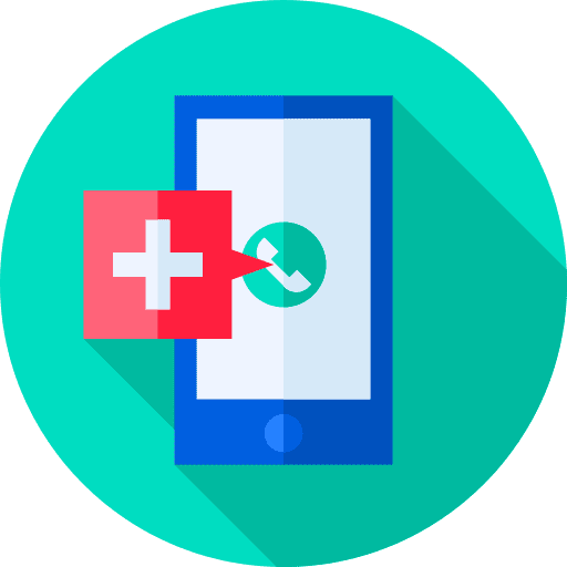 Emergency call emergency call call center icon