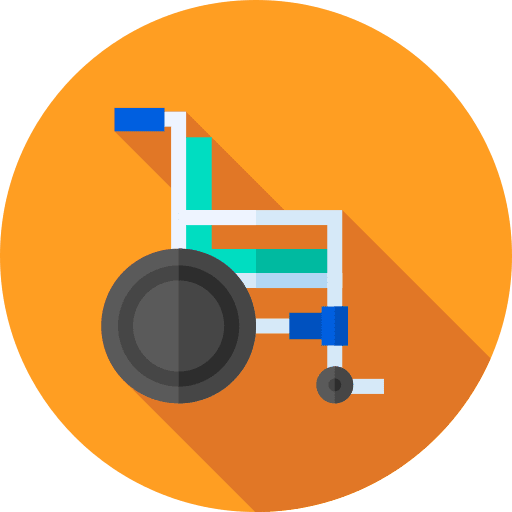 Wheelchair handicap wheelchair medical icon Wheelchair handicap wheelchair medical icon