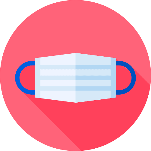 Mask healthcare and medical sterilization face mask icon Mask healthcare and medical sterilization face mask icon