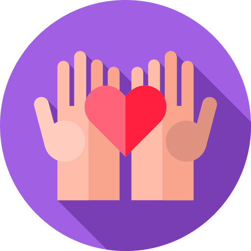 Care heart love and romance love icon Care heart love and romance love icon