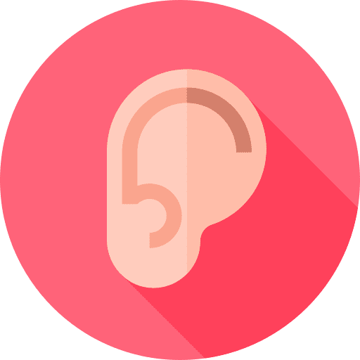 Ear listening ear deaf icon Ear listening ear deaf icon