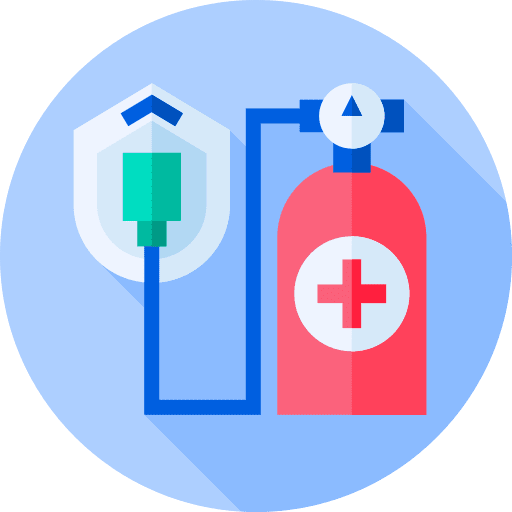 Oxigen medicine mask medical icon Oxigen medicine mask medical icon