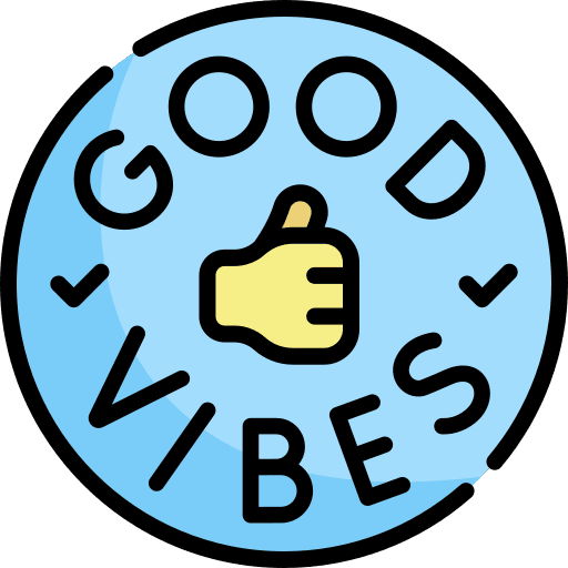Good vibes thumb up miscellaneous message icon