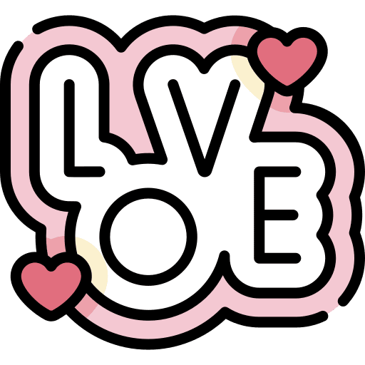 Love couple fall in love heart icon Love couple fall in love heart icon