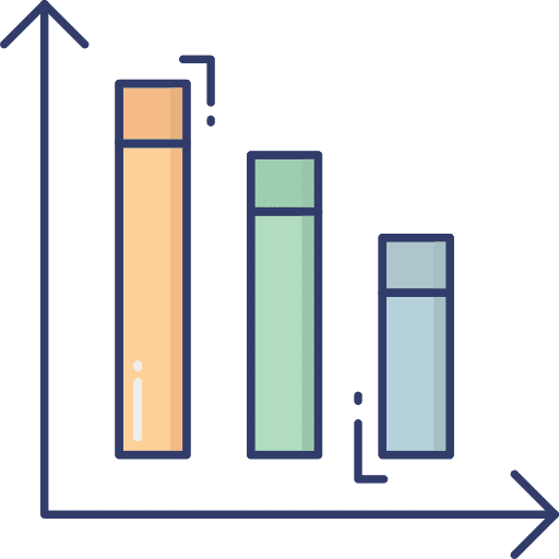 Bar graph graphic graph bar graph icon