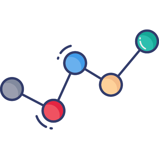 Line graphic line line graphic connection icon