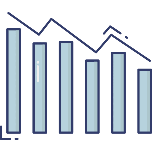 Line graph line graphic graph line graph icon