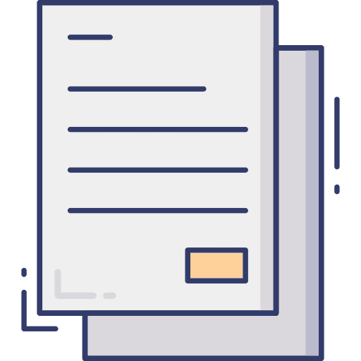 Paper paper business and finance files and folders icon
