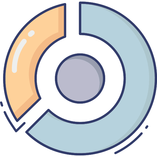 Pie graph pie graph pie business and finance icon